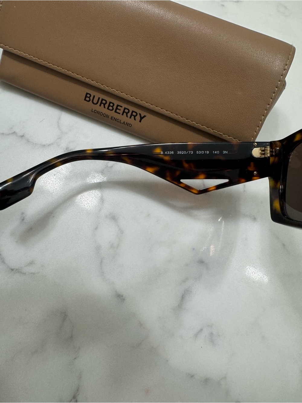 Burberry Poppy Rectangular Sunglasses - Picture 8 of 10